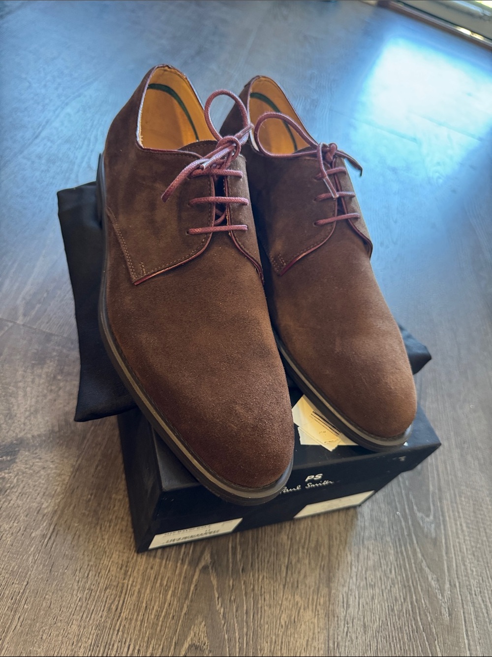 Paul Smith Men's Brown Suede Chukka Boots
